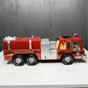 Nylint Metal Muscle Rescue Pumper Fire Truck Toy Red Diecast Vintage